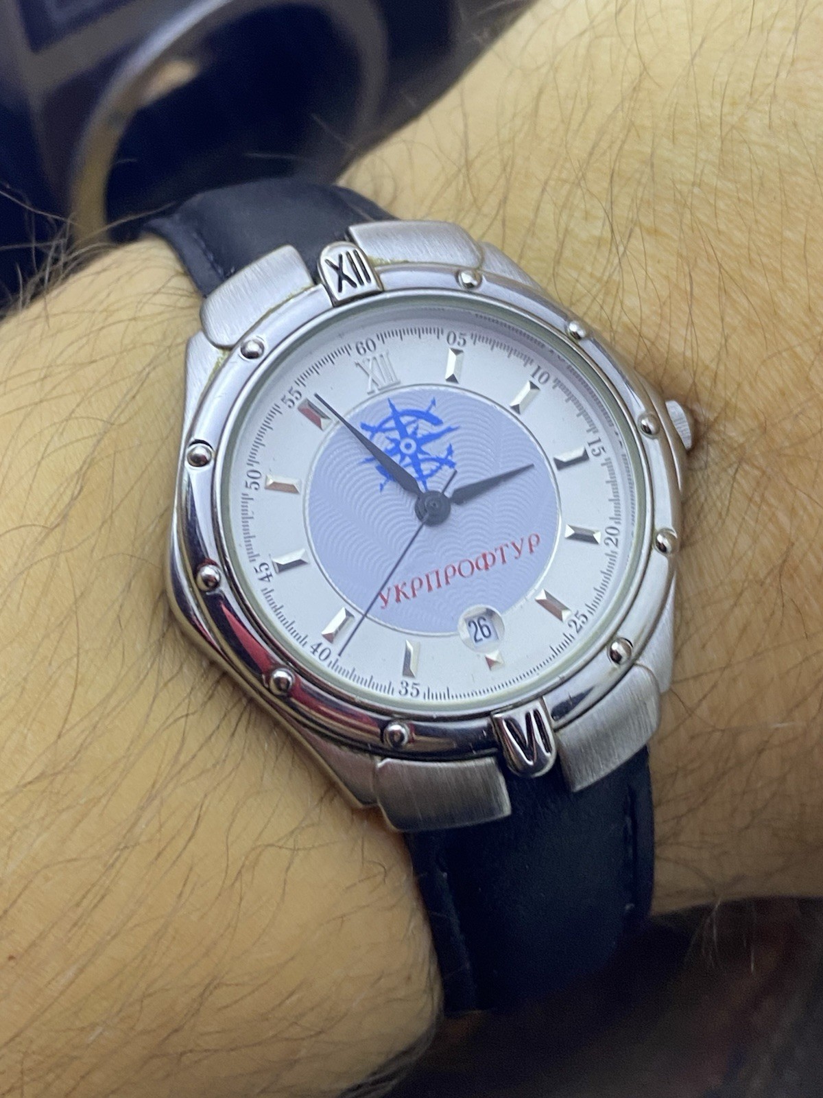 Men’s Wrist Watch Rekord Quarz Record Standard Classic Watch #9134