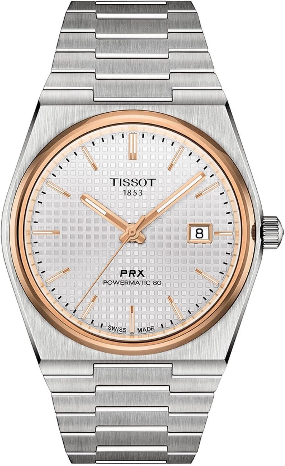 New Tissot T1374071135100 PRX 80 Mens Watch Blue Dial Japan