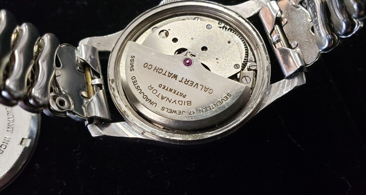 Lord Calvert Automatic Wristwatch, Incabloc, 17j, anti-magnetic, Runs