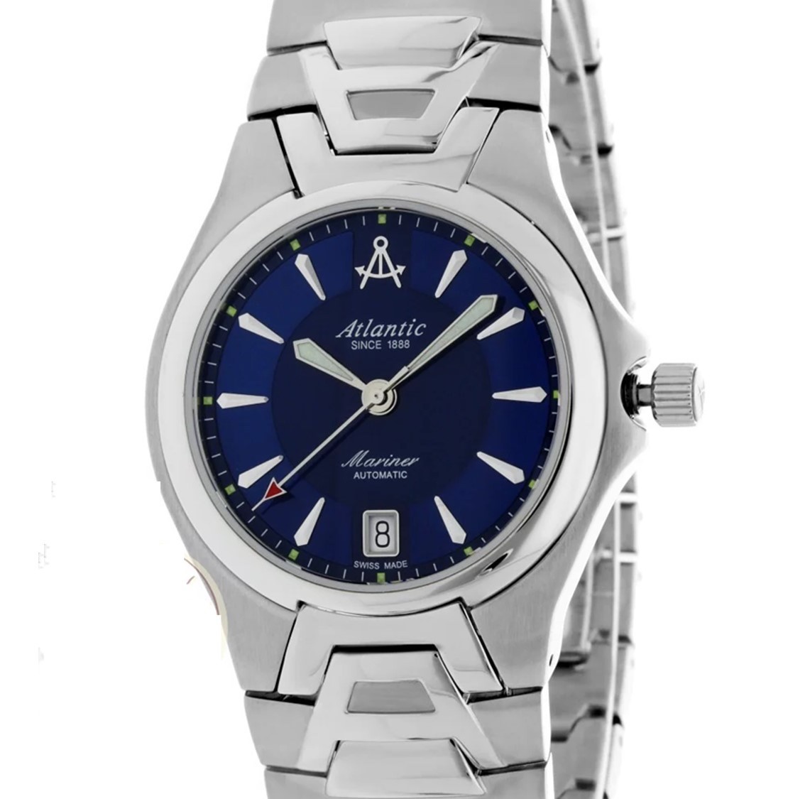 ATLANTIC 8075 Mariner Automatic Mens Watch 37mm AUTOMATIC Bracelet