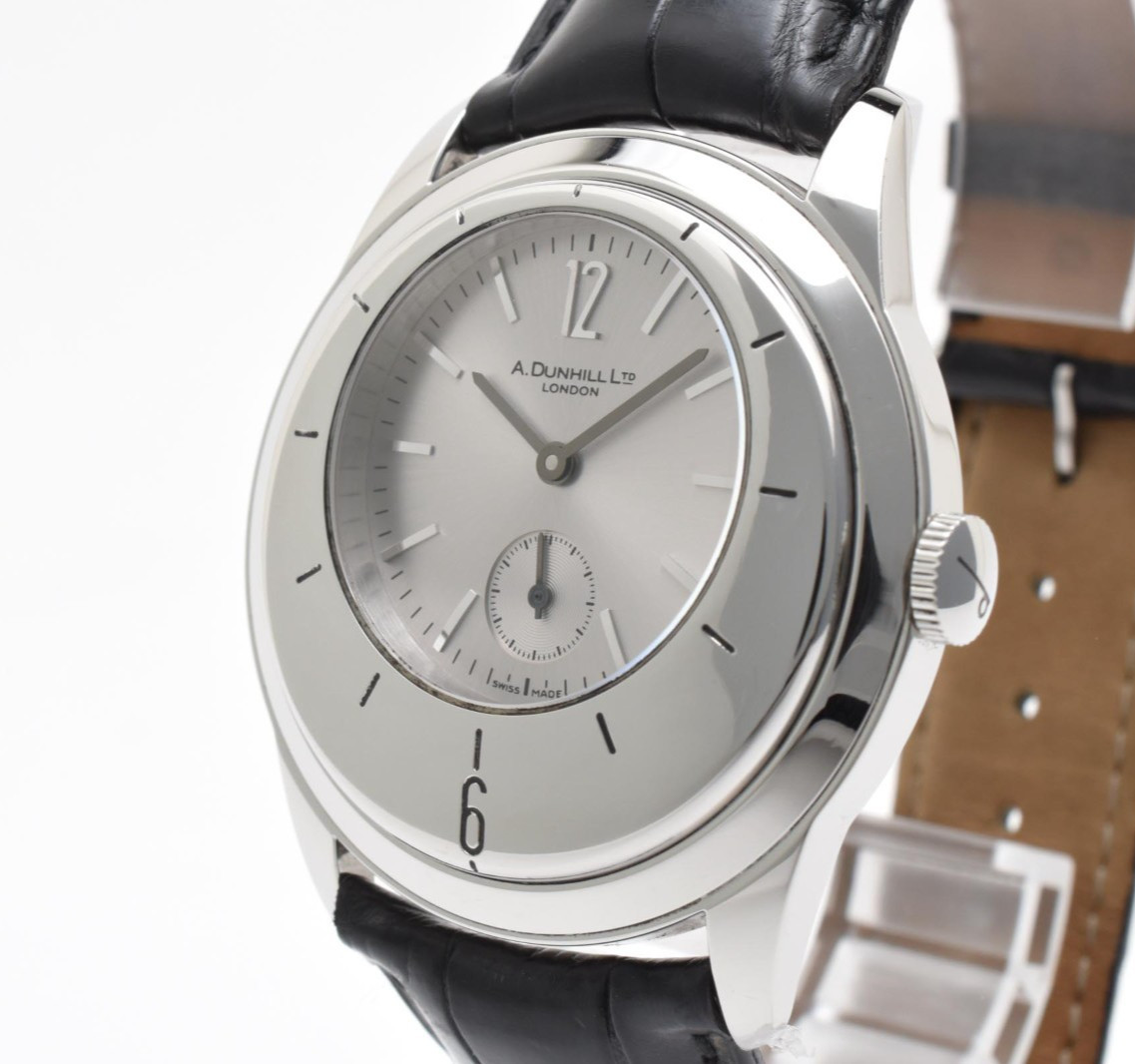 Rare [Near MINT] ALFRED DUNHILL X Centric 8045 Silver Automatic Men’s Watch