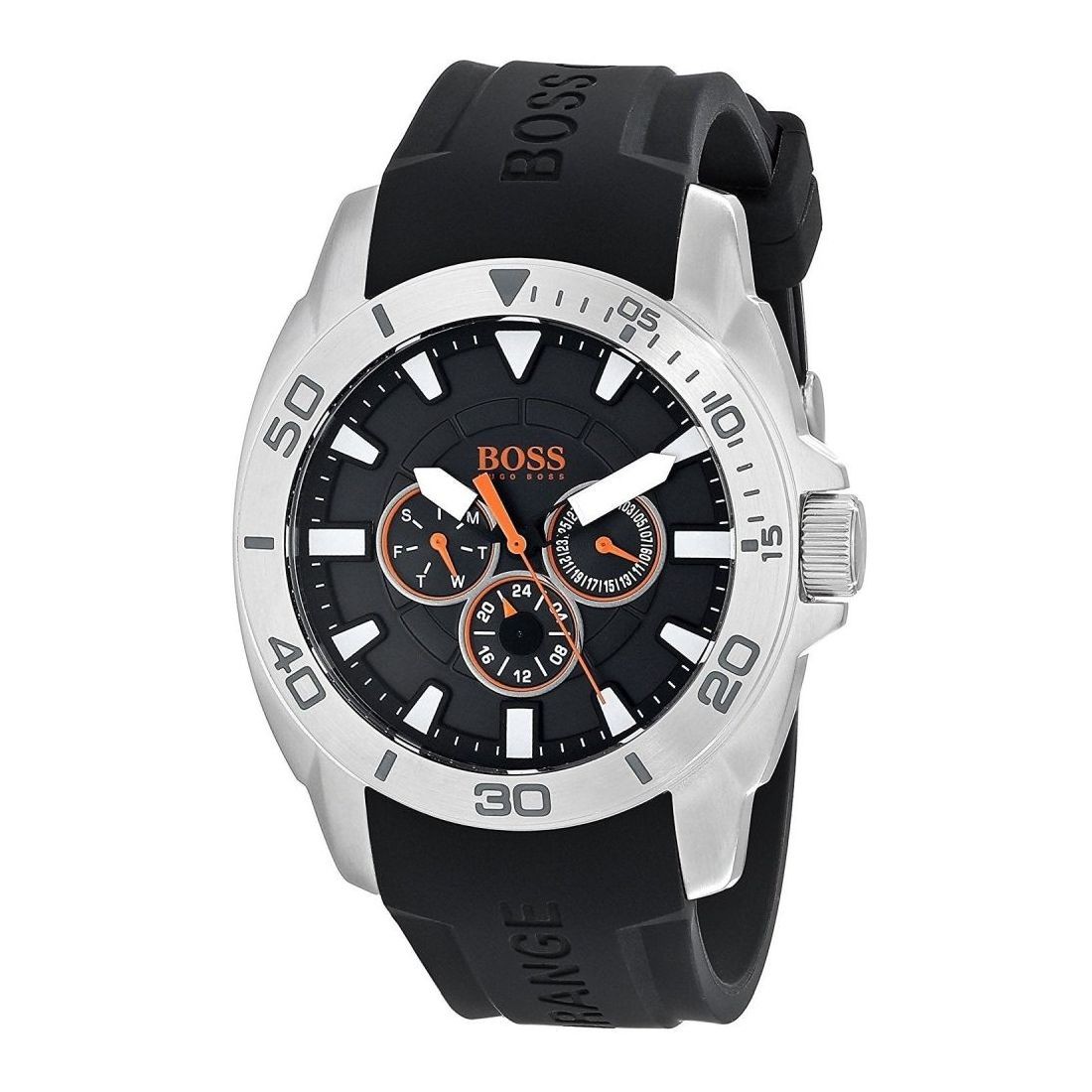 Hugo Boss Hugo Boss Orange Men’s Quartz Black Silicone Watch 1512950