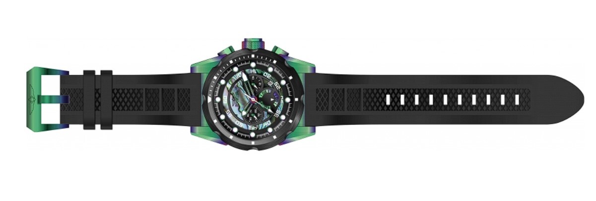 Invicta Speedway Rainbow Iridescent Men’s 50mm Abalone Dial Chrono Watch 41562