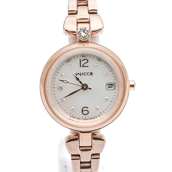 [A1R] Citizen Wicca KS1 660 91 JDM Solar Radio Eco Drive Ladies Watch [u5x]