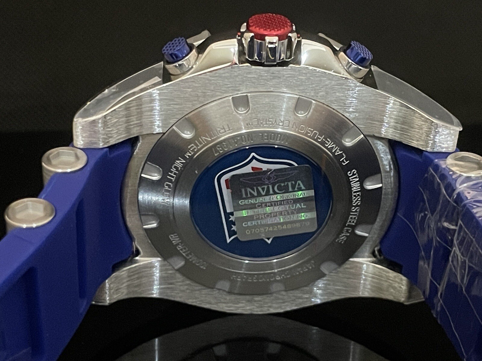 Invicta NFL New York Giants 52mm Quartz Chrono Last One! # 41987