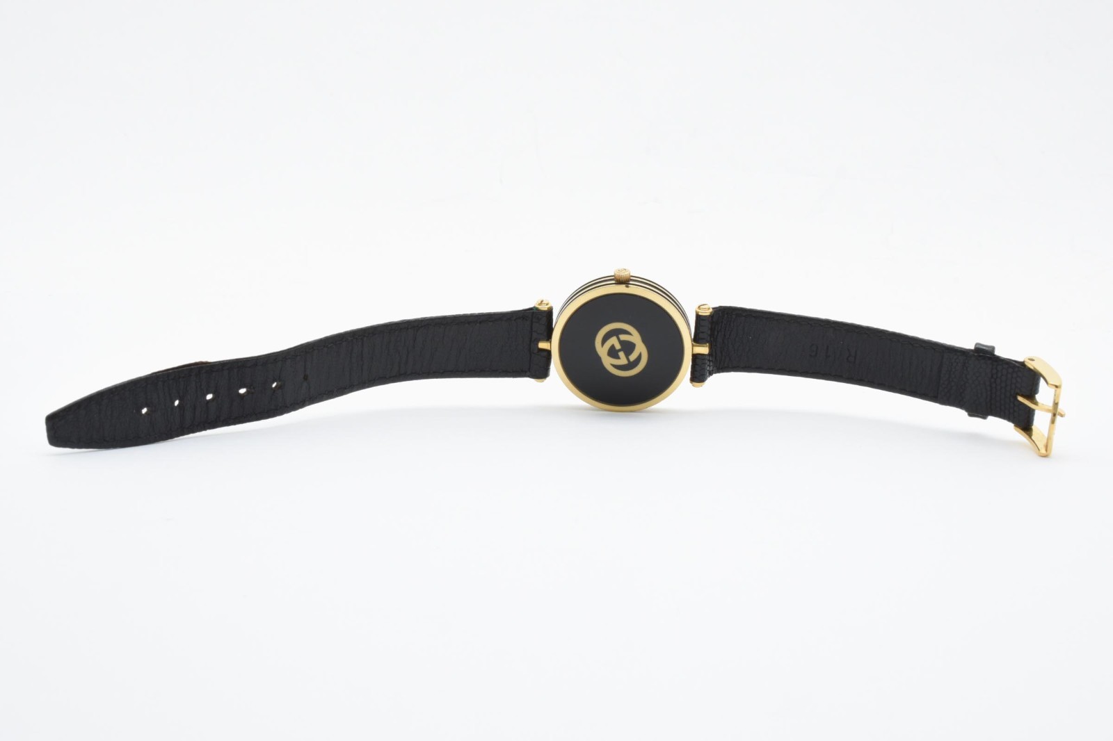 [Near MINT] GUCCI 2000M 30mm Black Dial Gold Quartz Men’s Watch JAPAN #14