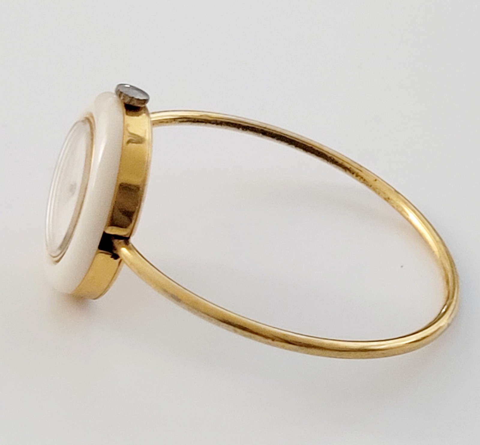 Gucci Pearl Color Plastic Bezel Only,No Watch,First GENERATION💃Made In Italy.