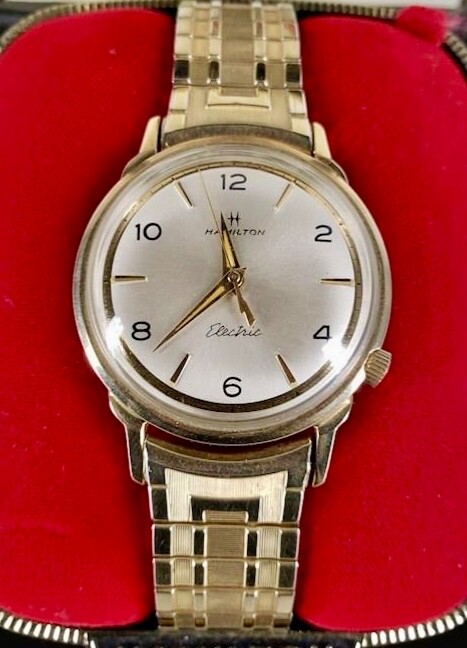Vintage NOS 10kt GF Hamilton Nautilus 600 Electric Watch Cal. 505 Untested