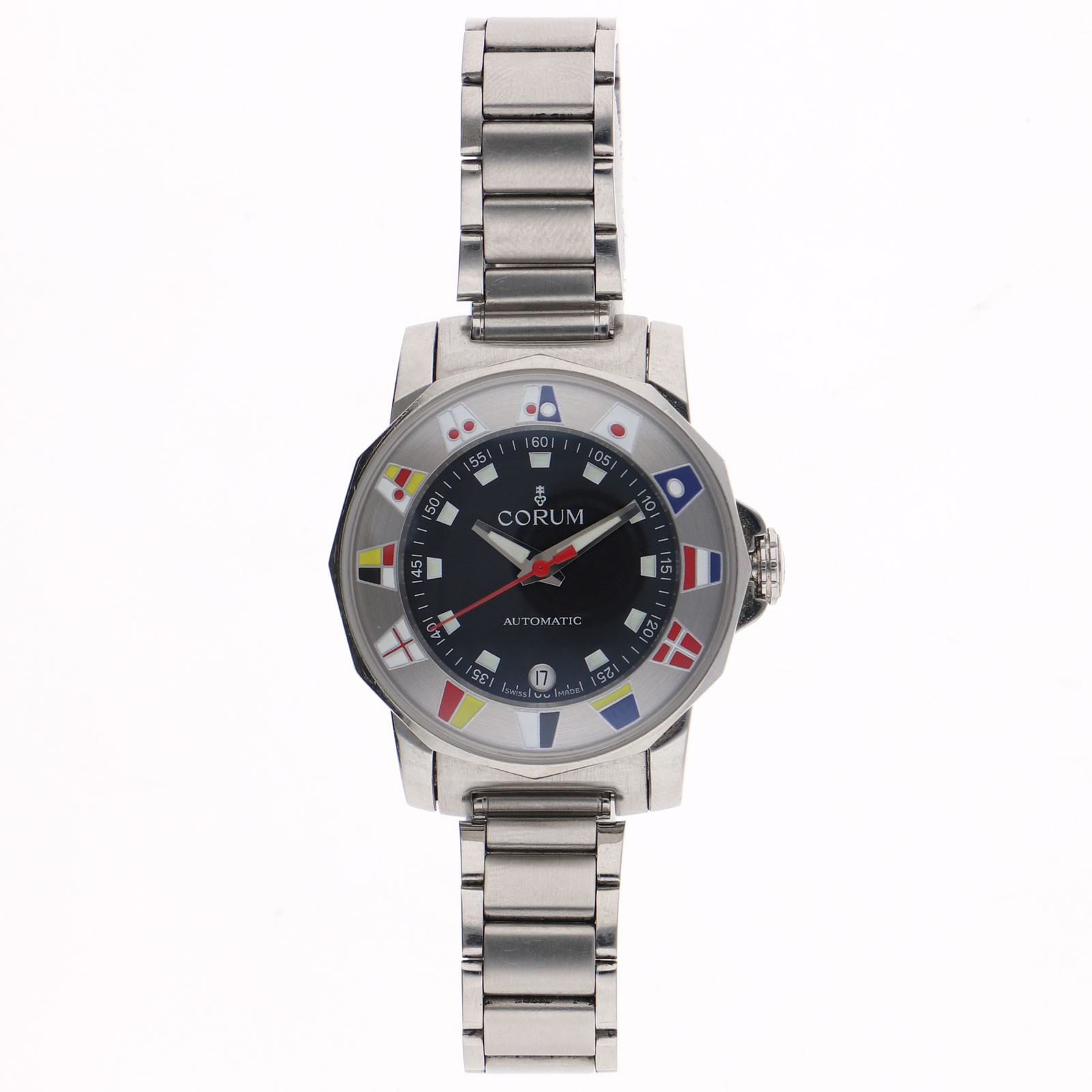 CORUM 145.430.20 Admiral’s Cup black Dial Automatic Stainless Steel Women’s
