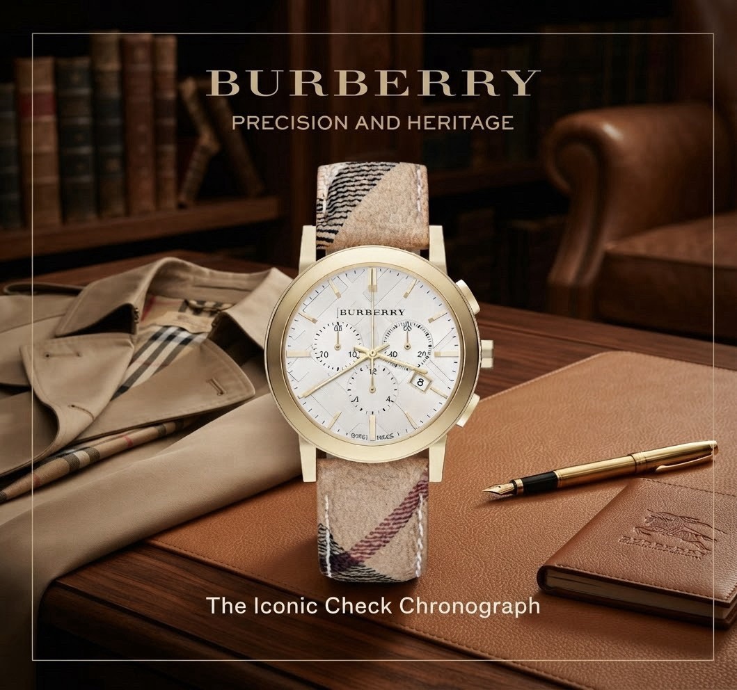 Burberry The City White Women’s Watch – BU9752