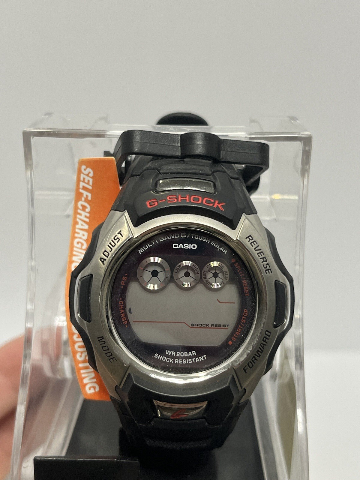 casio g shock wr20bar 034889543 Shock Resistant NEW SELF CHARGING READ