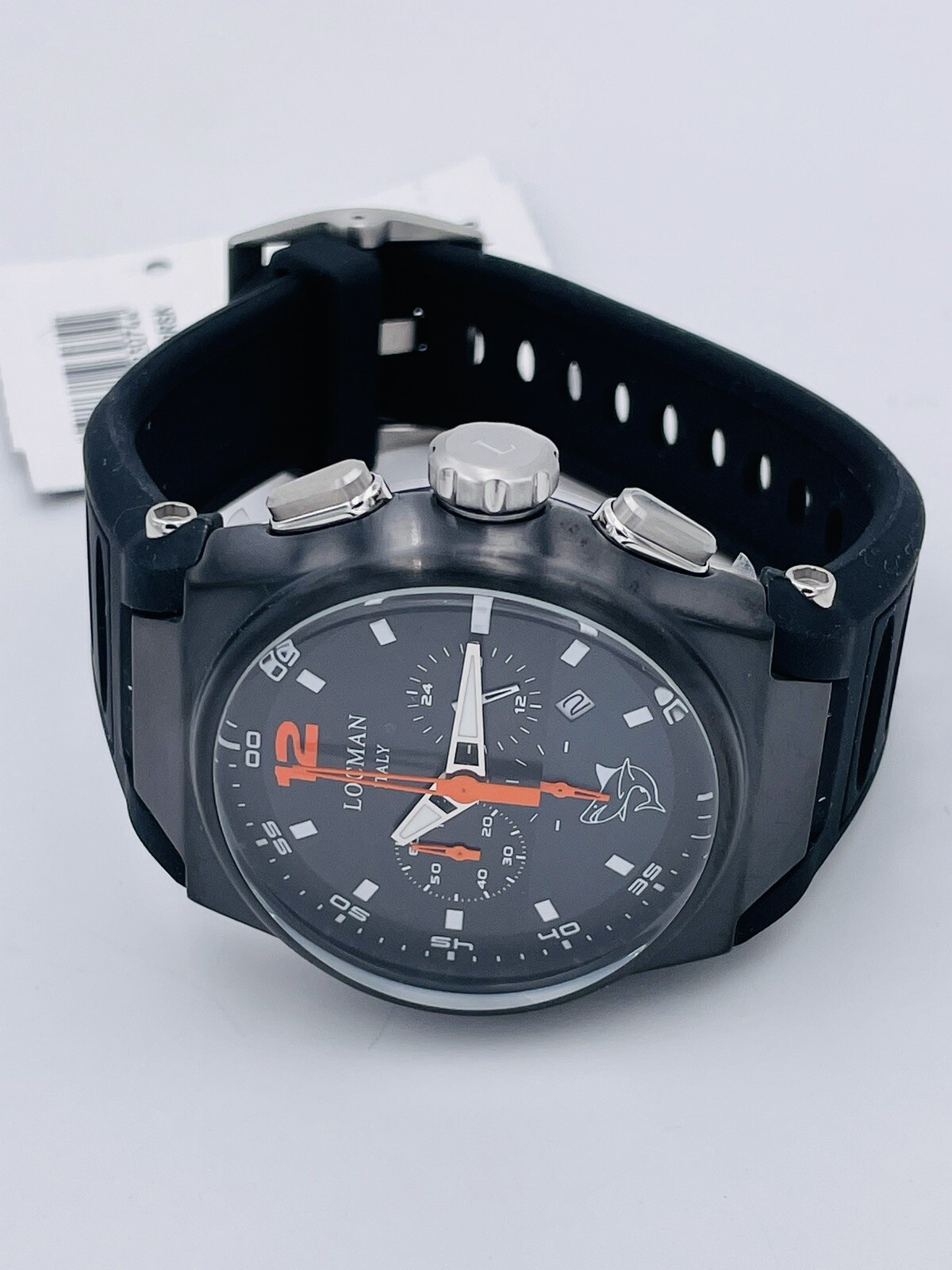 Orologio Locman Mare Crono Pvd 555KKO/549 44mm Gomma Scontatissimo Nuovo