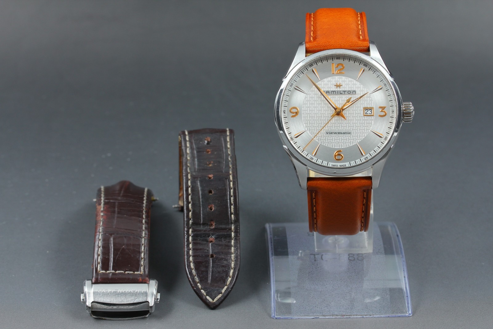 [Near MINT] Hamilton Jazzmaster Viewmatic H327550 Automatic Men’s Watch