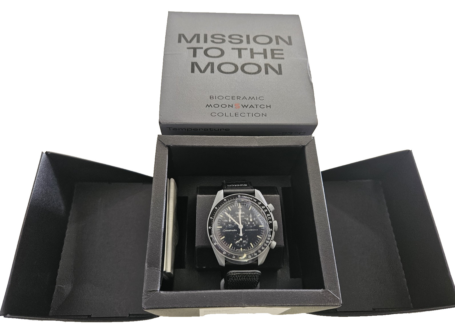 Mission to the Moon Omega X Swatch Brand New In Box Bioceramic Moon S Watch