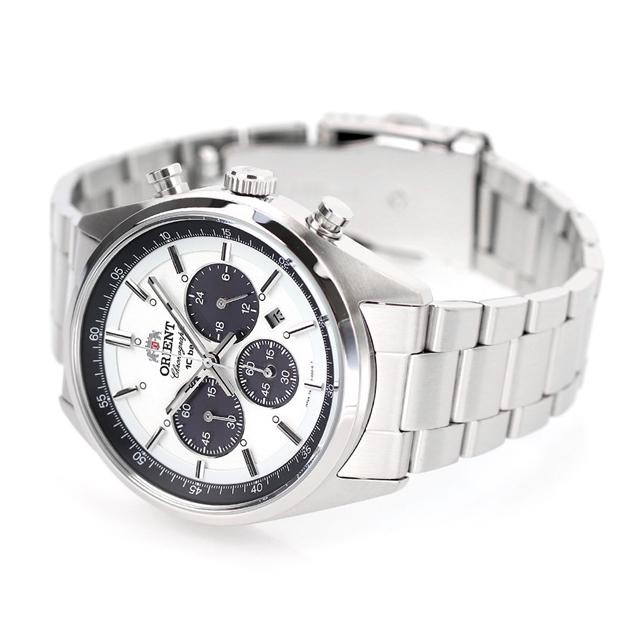 ORIENT WV0041TX Milky White SOLAR PANDA 70’s Neo Seventies Men Watch New in Box