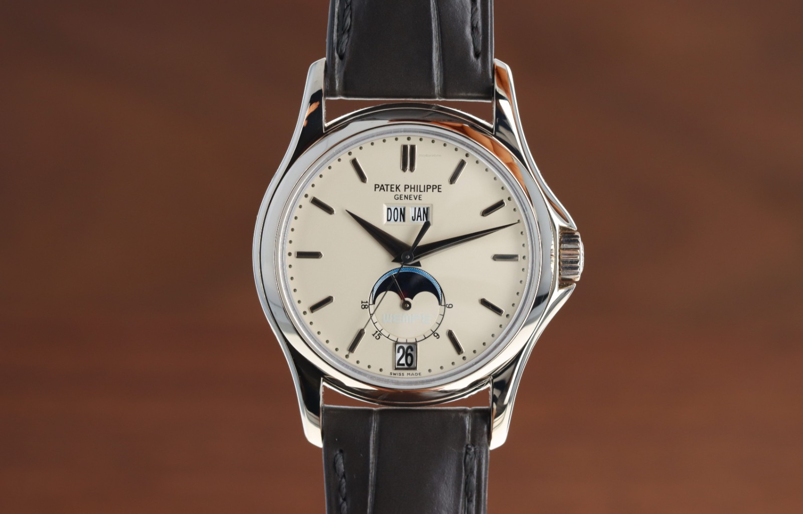 Patek Philippe Annual Calendar Moonphase 5125G-010 Wempe 125th Anniversary W/G