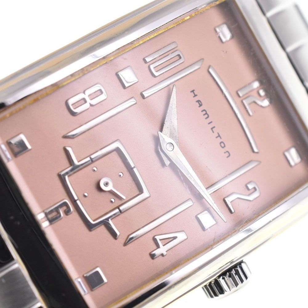 Hamilton Pink Beige Unisex Quartz Wristwatch