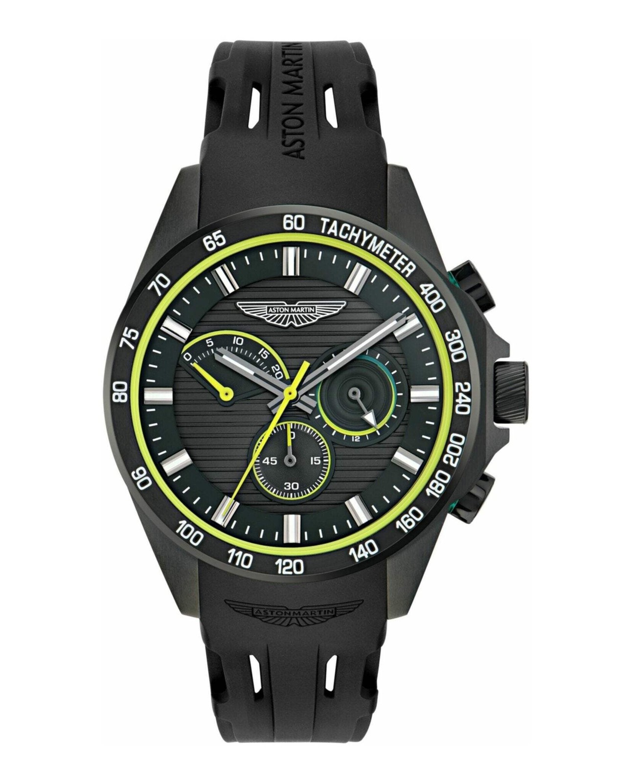HLC Black IP/Black Silicone Strap Black Dial Wristwatch MTRH1F503