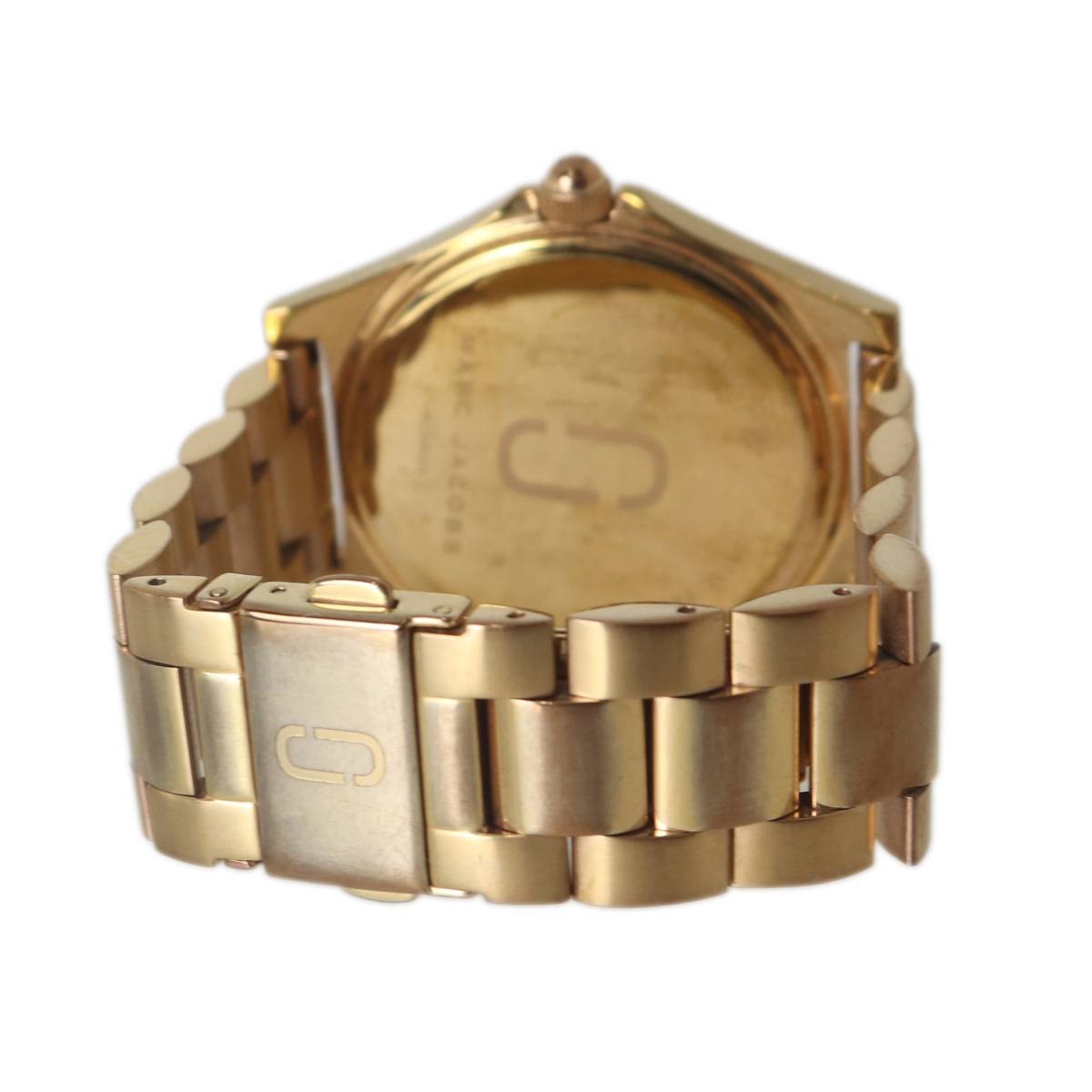 Marc Jacobs Henry Men’s Watch Bronze Gold Black MJ3600 Excellent From Japan