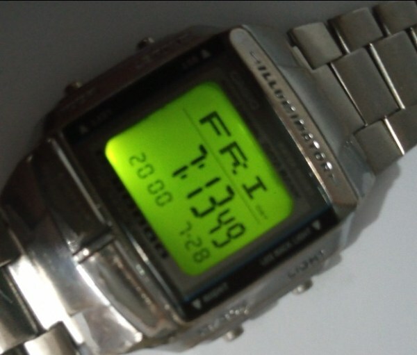 Casio Illuminator DB-360 Data Bank Quartz 2515 Digital Vintage Men’s Watch