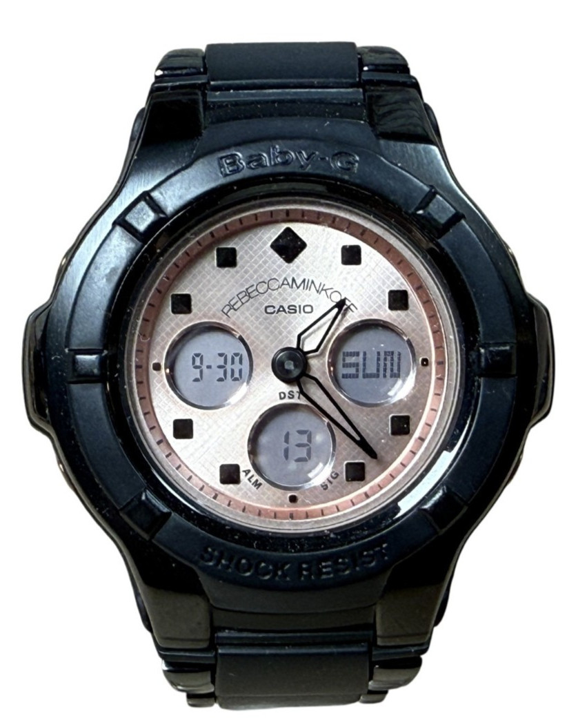 Rebecca Minkoff Casio Baby-G BGA-125RM black and pink