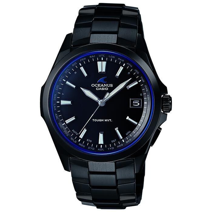 Casio OCEANUS OCW-S100B-1AJF 3 Hands Models Watch Titanium Black New Japan