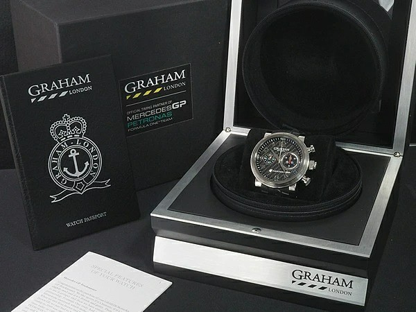 Graham Silverstone Mercedes GP Trackmaster 2MEAS.B01A Automatic 47mm Black Men’s