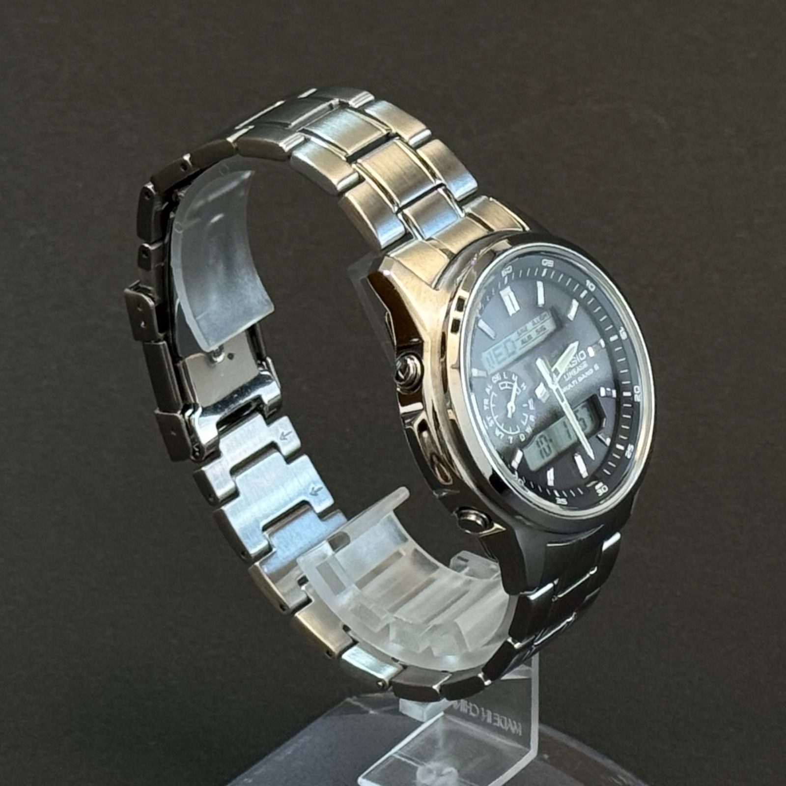 CASIO LINEAGE LCW-M100D Series Tough Solar Radio Watch Stainless Steel