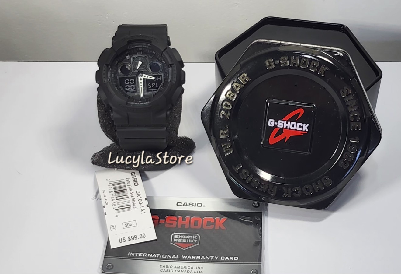 Casio G-shock GA100-1A1 Black Matte Men’s Watch – New with tag and Box