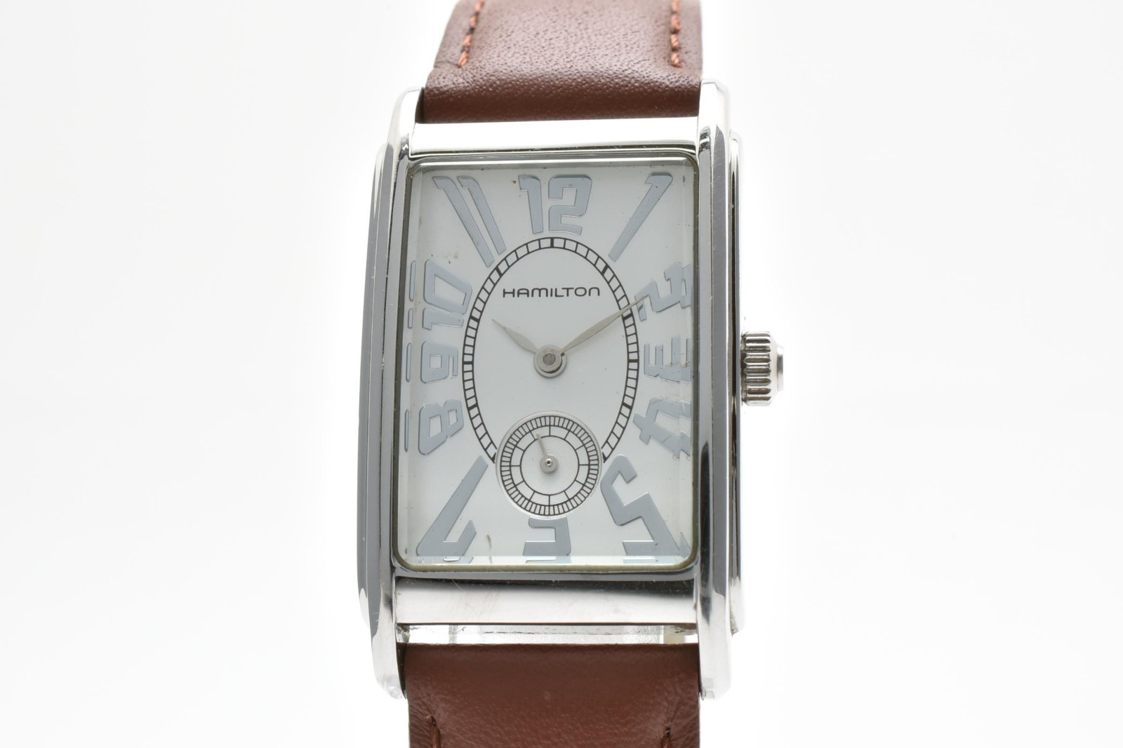 [Exc+5] HAMILTON Ardmore H114110 23mm White Dial Quartz Unisex Watch From JAPAN