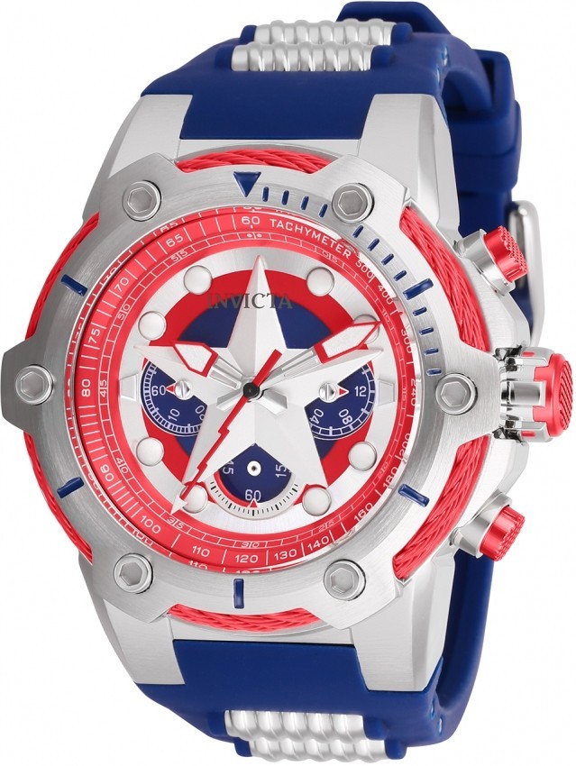 INVICTA 26894 MARVEL CAPTAIN AMERICA MEN’S WATCH NWT