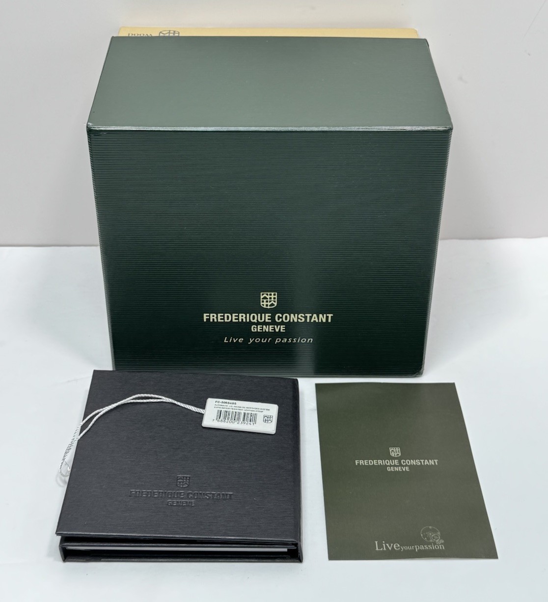 Frederique Constant Slimline Automatic FC-306S4S6 Mens Silver Dial Black Slim