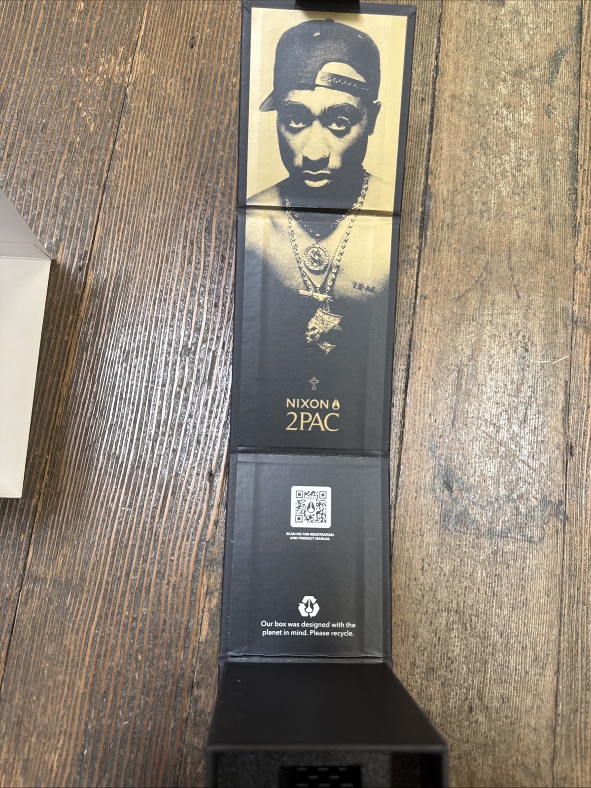 Nixon x Tupac BLack And Gold Watch. NEVER WORN! Limited Edition. Sold out!