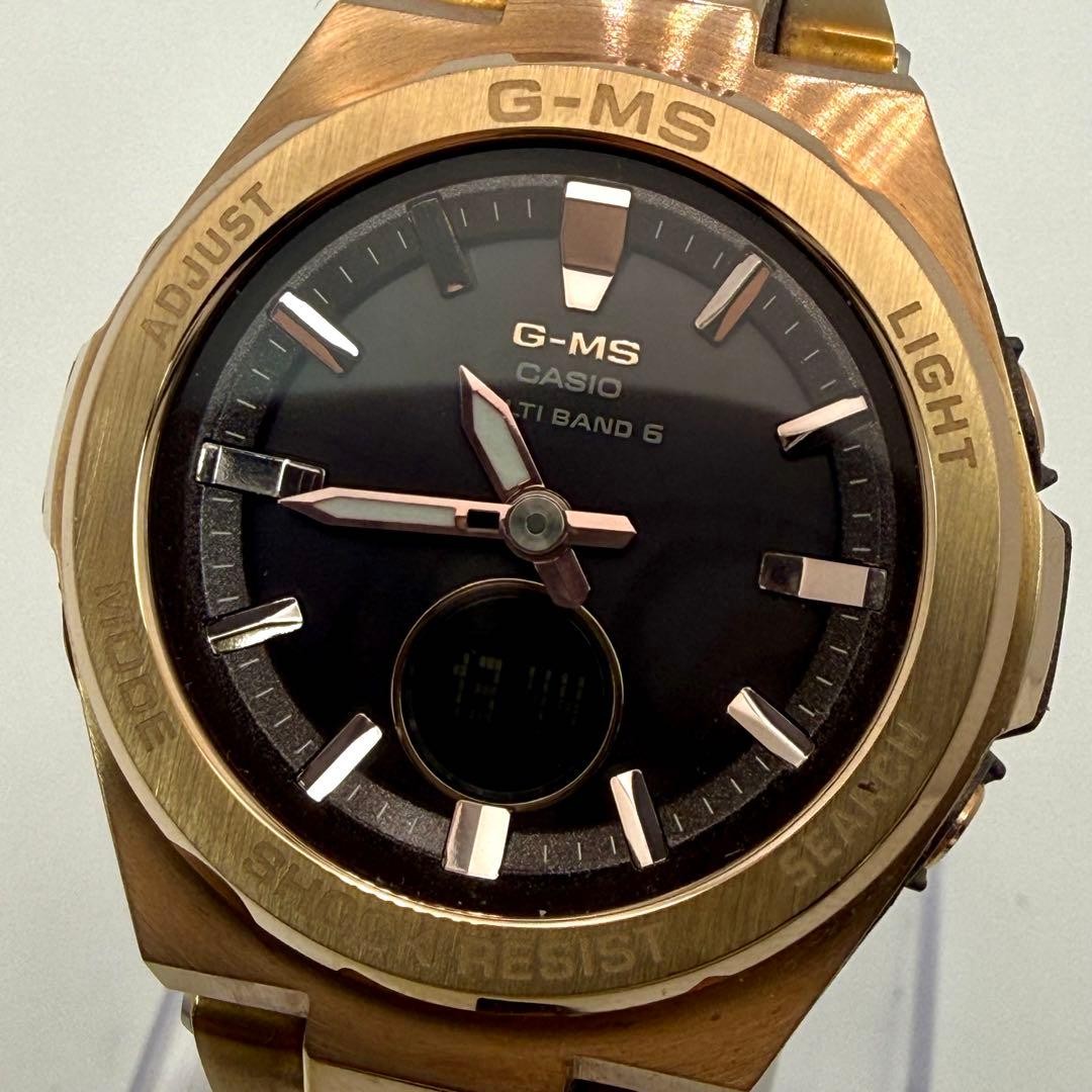 [Excellent Condition] CASIO G-MS MSG-W200CG Radio-Controlled Solar Watch