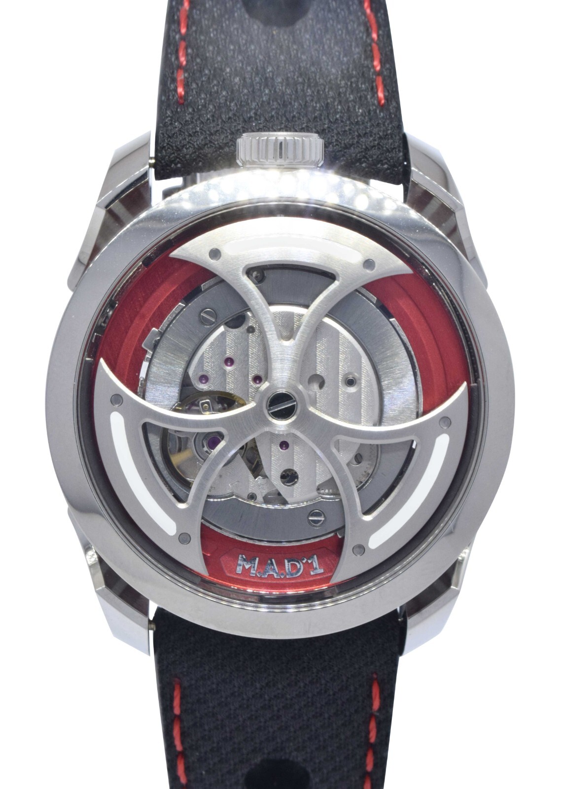 M.A.D. 1 RED by MB&F Steel Mens 42mm Automatic Watch B/P ’21 MAD 1 EDITION