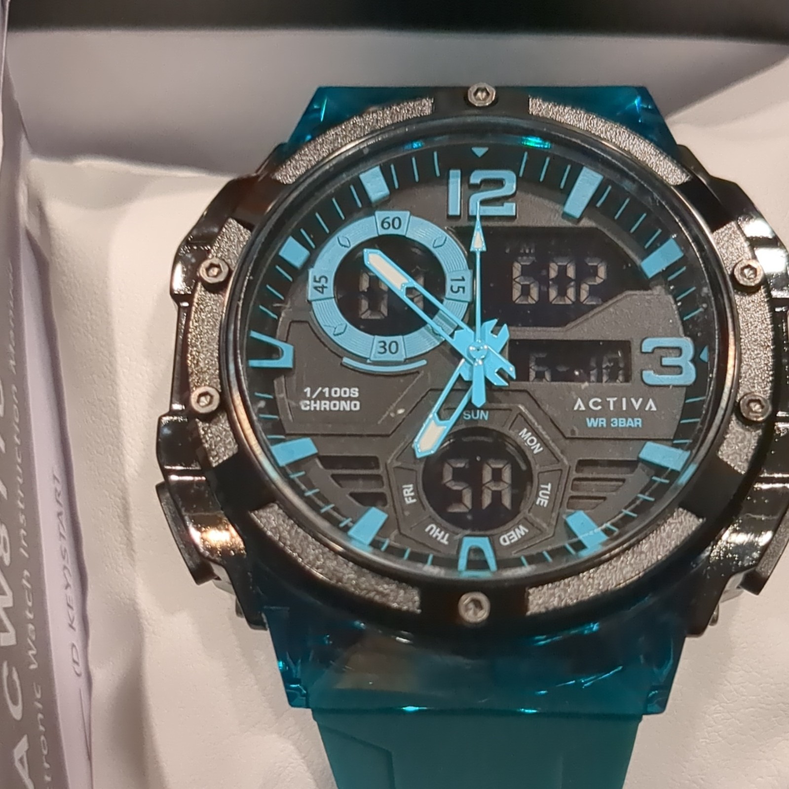 Invicta Activa Pixel x Digital Men’s Watch 50mm Analog Mercedes Benz.