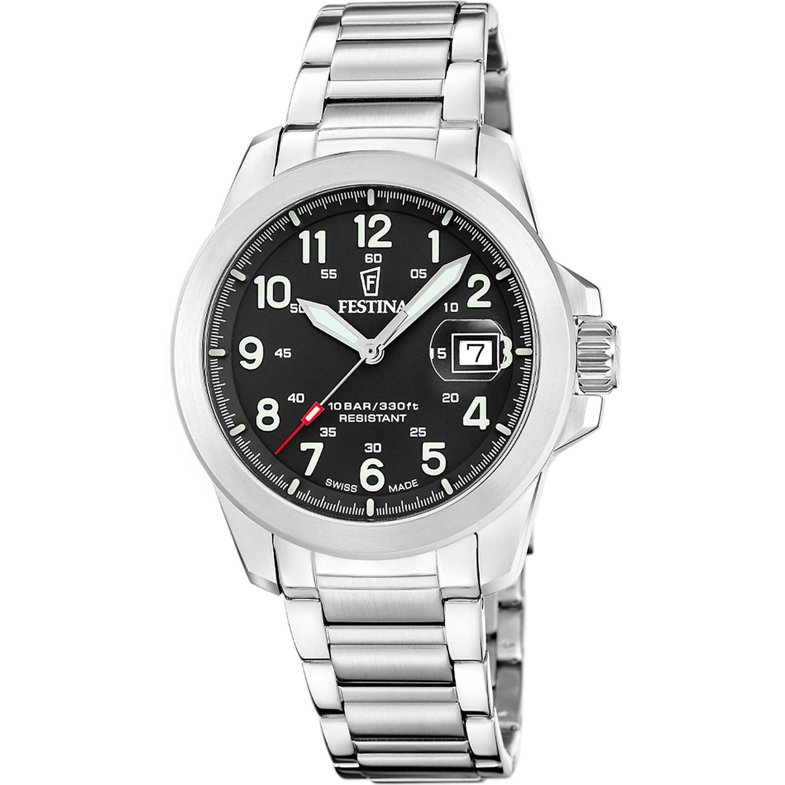 FIELD WATCHES Black Dial Wristwatch F20081-4