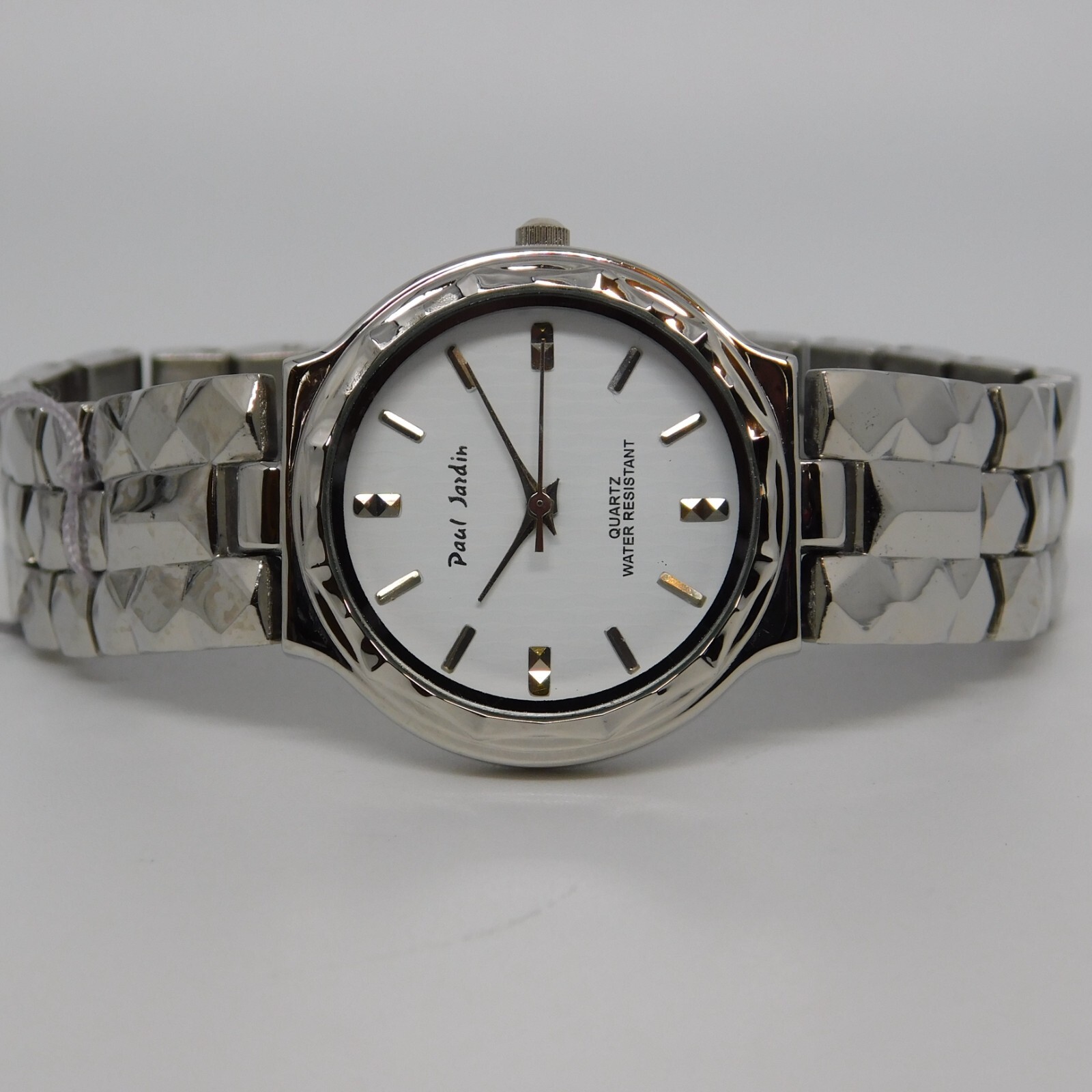 Paul Jardin Three-Hand Quartz Analog Women’s Watch Sz. 7 3/4″ New Battery