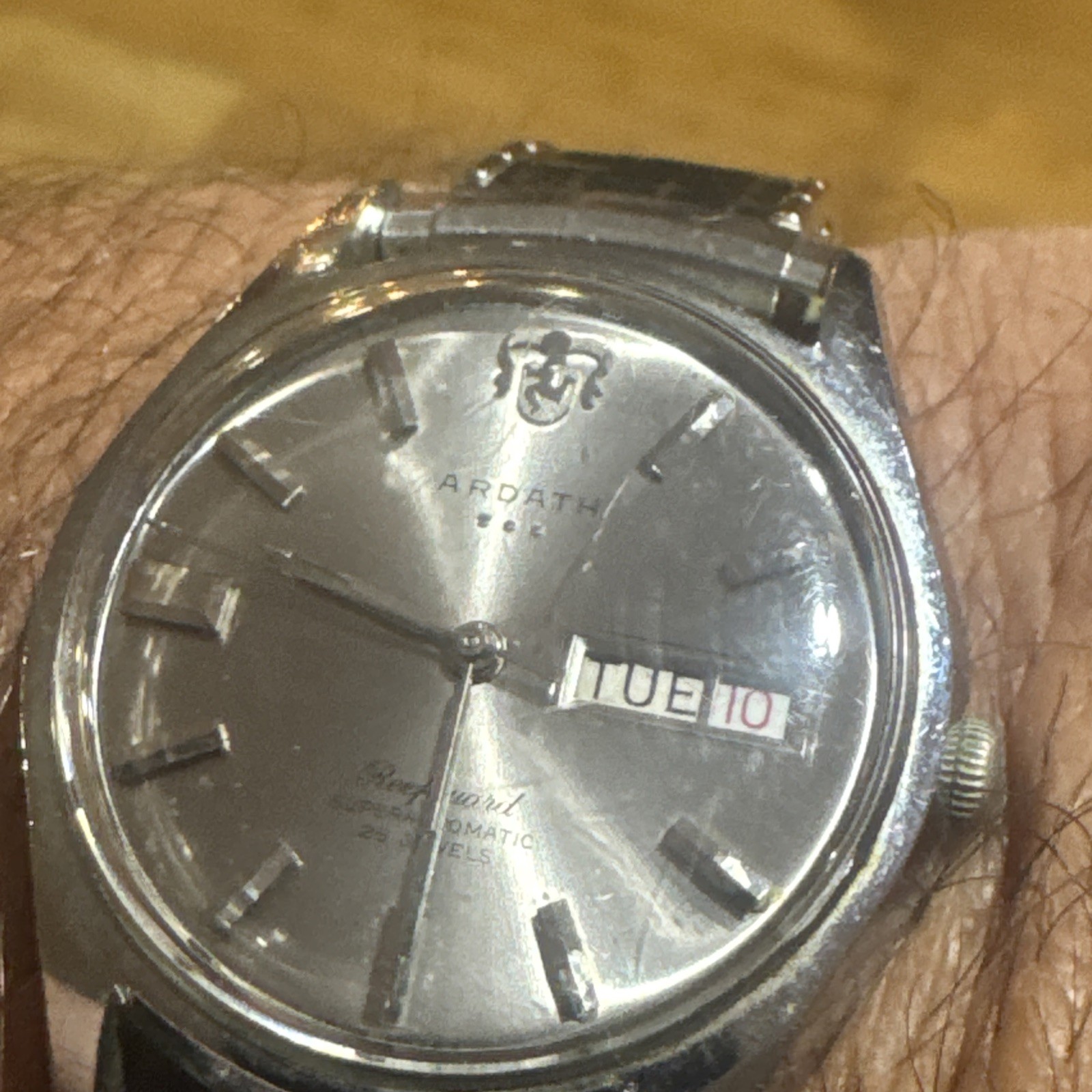 RELOJ ARDATH REEFGUARD SUPERAUTOMATIC CAL.AS1908 SWISS 25J 14251c Vintage Watch