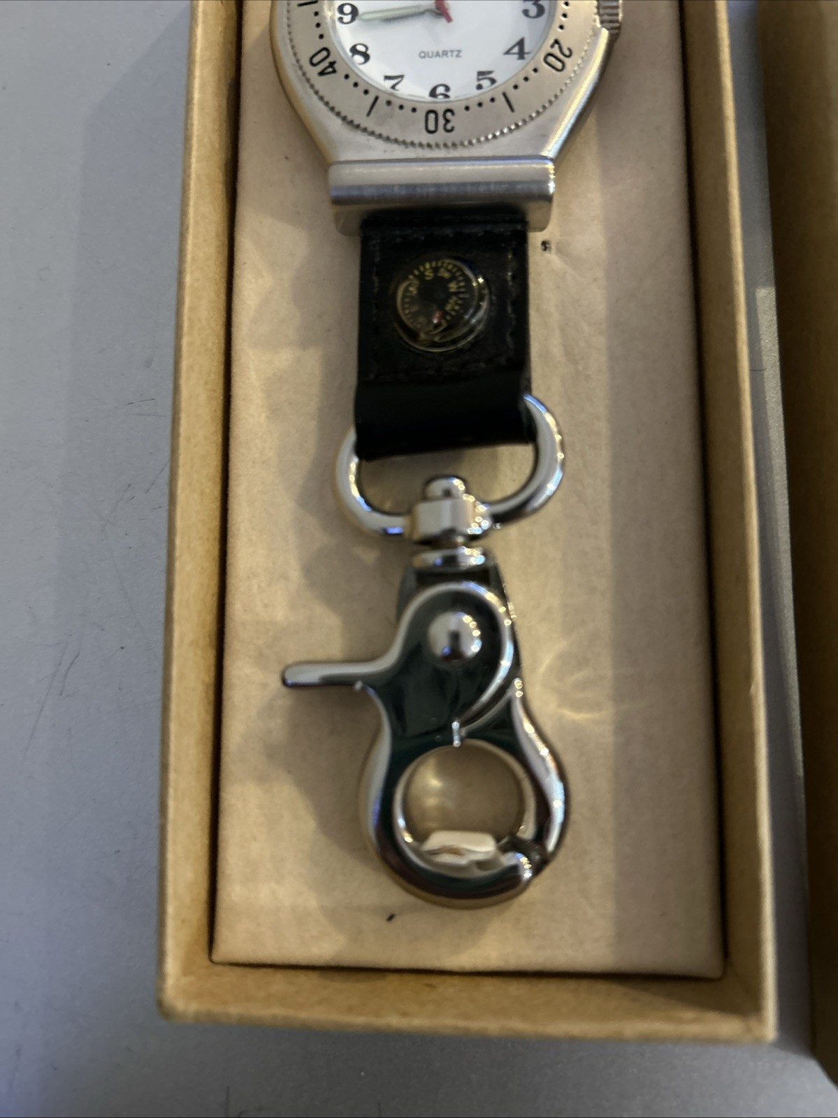 Manhattan Quartz by Croton Belt Watch With Compass