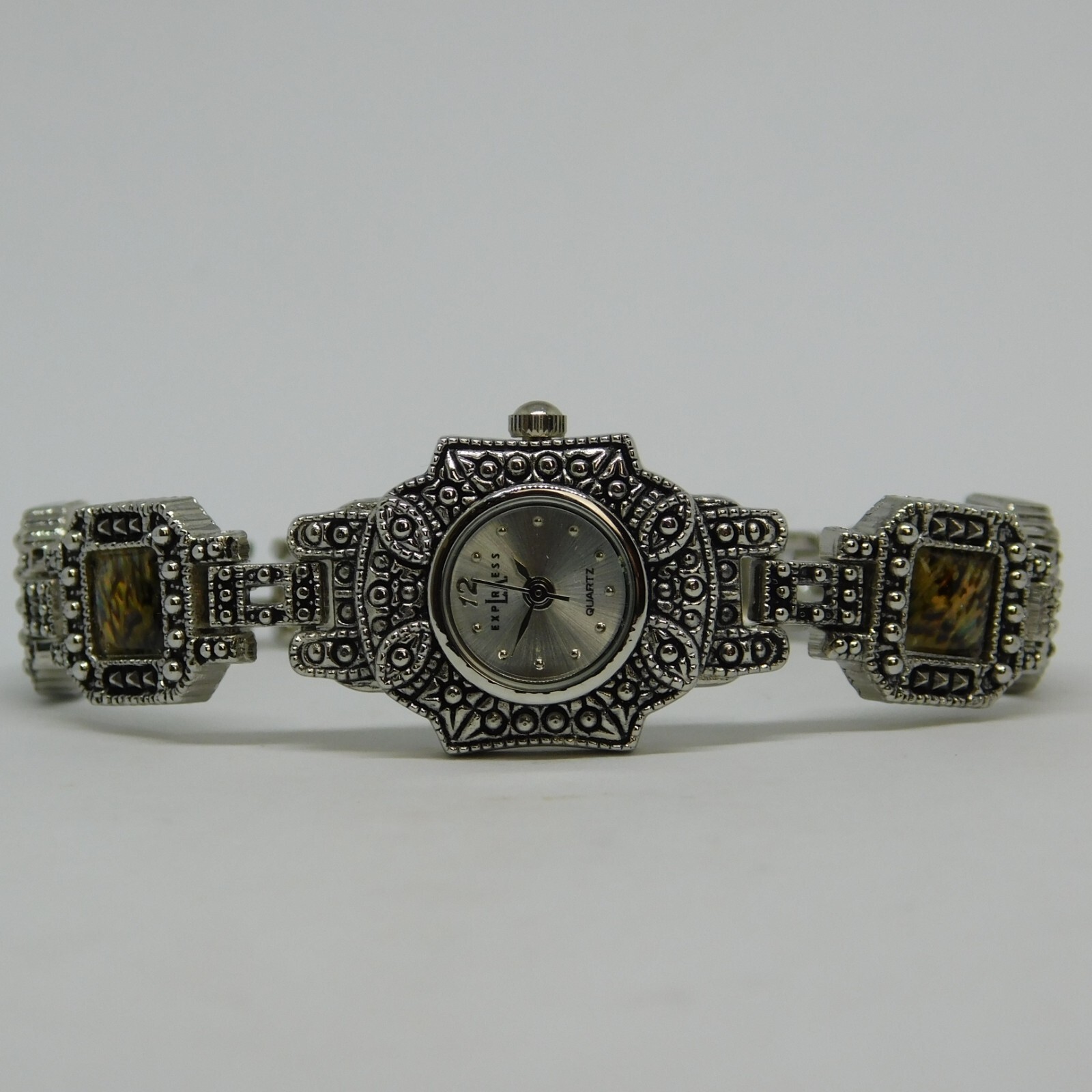 L.A. Express LAX1368 Quartz Analog Women’s Watch Sz. 6 1/2″ New Battery