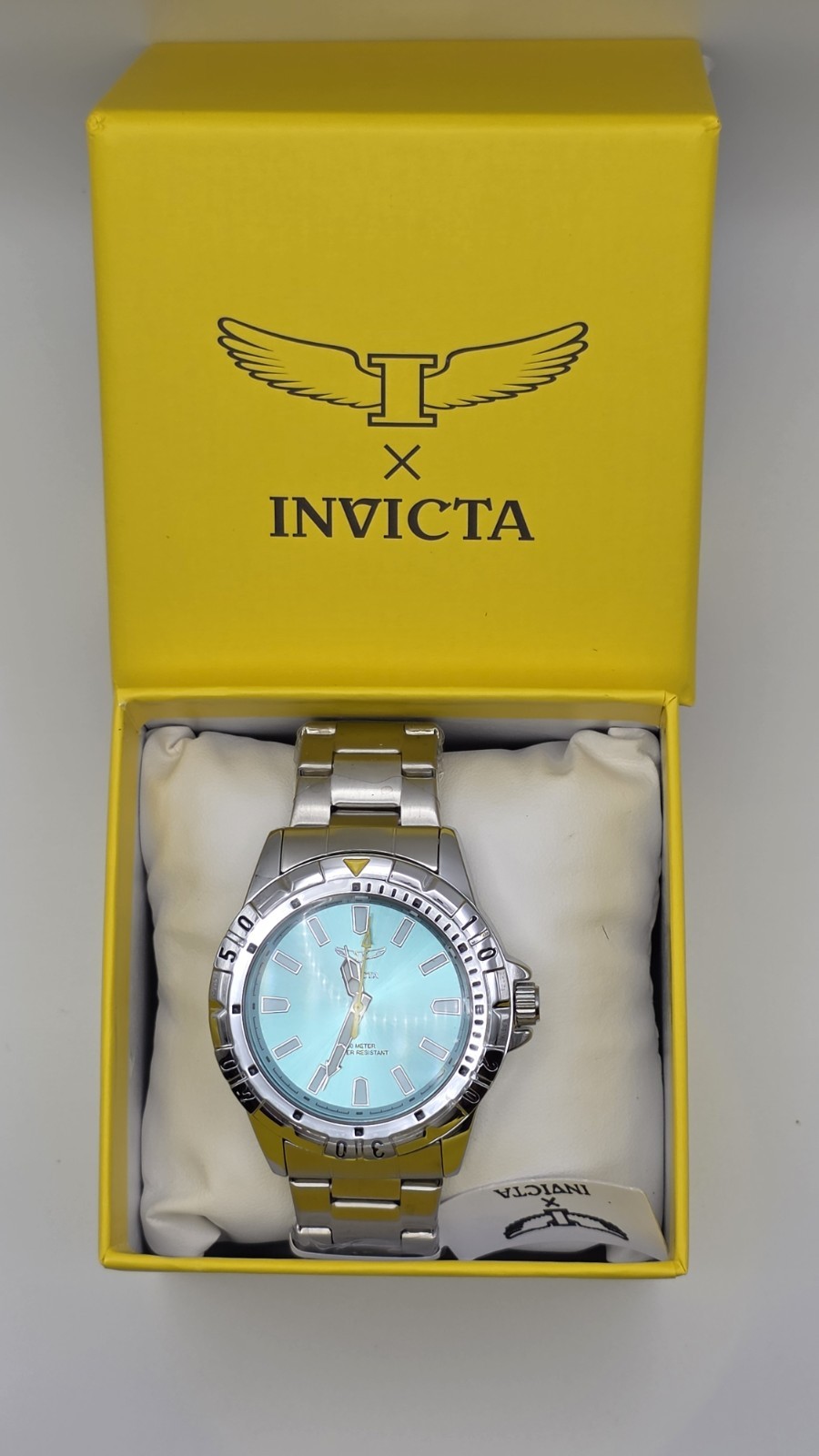 70051 – Invicta Specialty Men 42Mm Metal Silver Light Blue Dial Mg68 Quartz