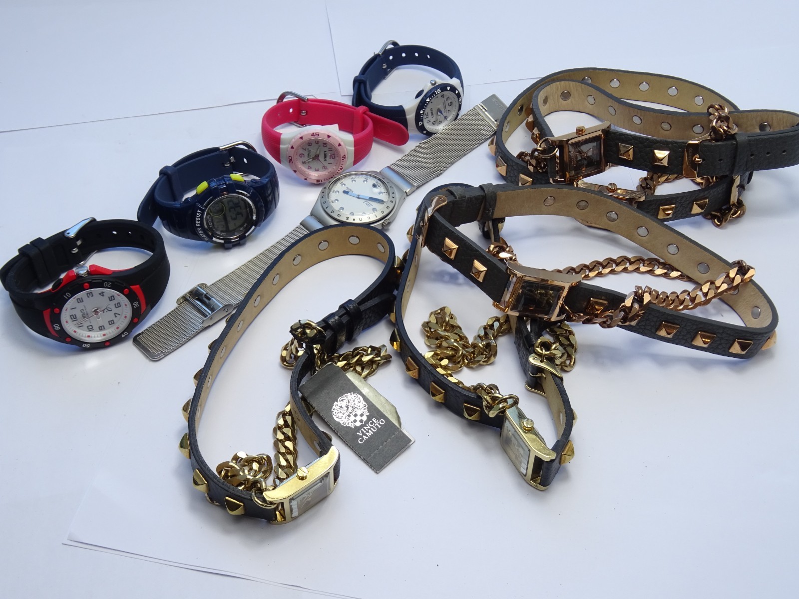 Swatch Lorus by Seiko Vince Camuto x 10 Watch SPARE or REPAIR