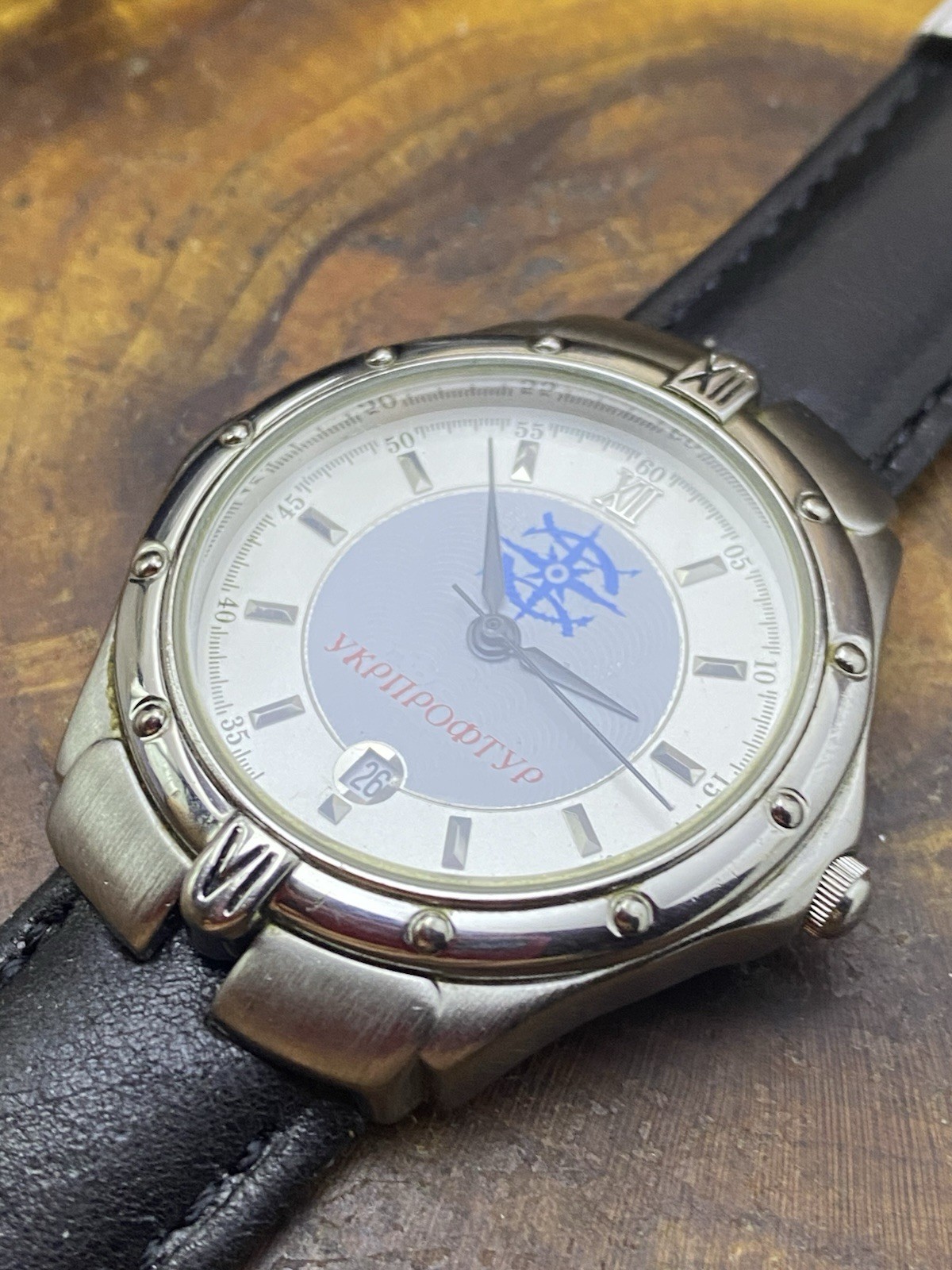 Men’s Wrist Watch Rekord Quarz Record Standard Classic Watch #9134