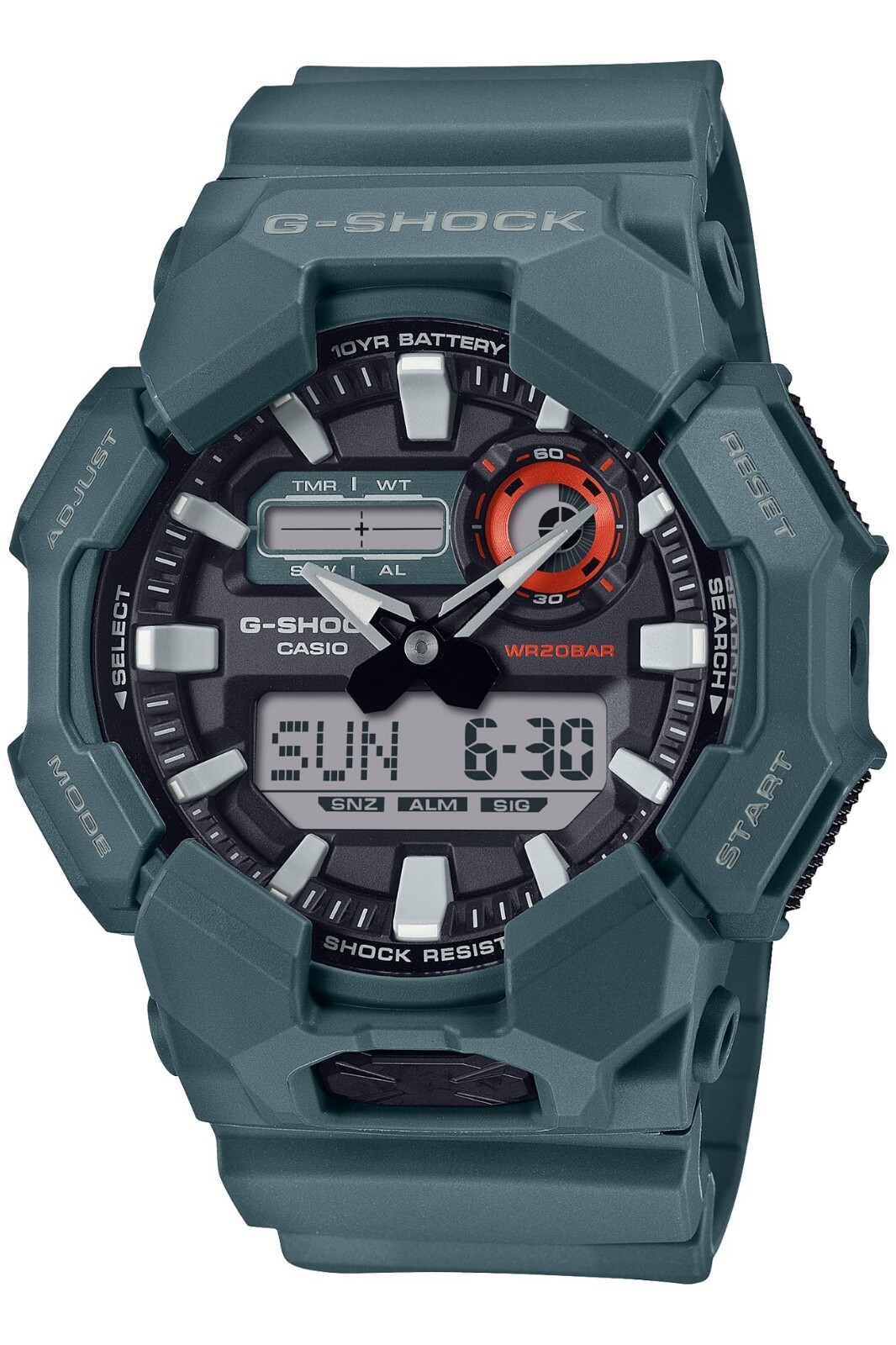 CASIO G-shock long-life battery biomass plastic application GA-010-2AJF For men
