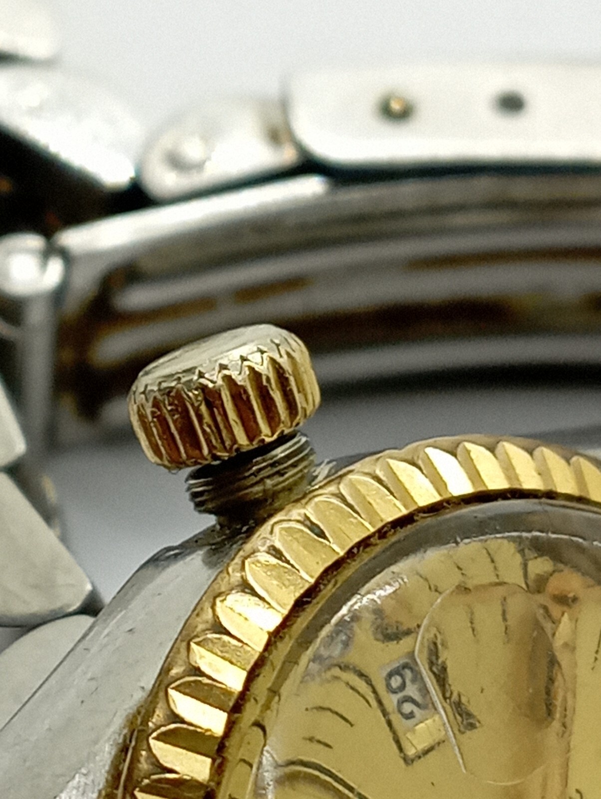 Vintage CATENA DIVER AUTOMATIC DATE JUST CROWN on Screw Original Bracelet Watch!