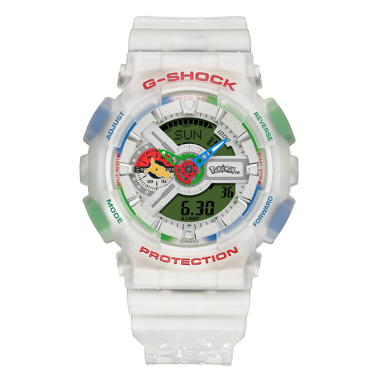 SHIPS NOW | Casio G-Shock x Pokemon Analog Digital 110 Series | GA-110PKM-7A