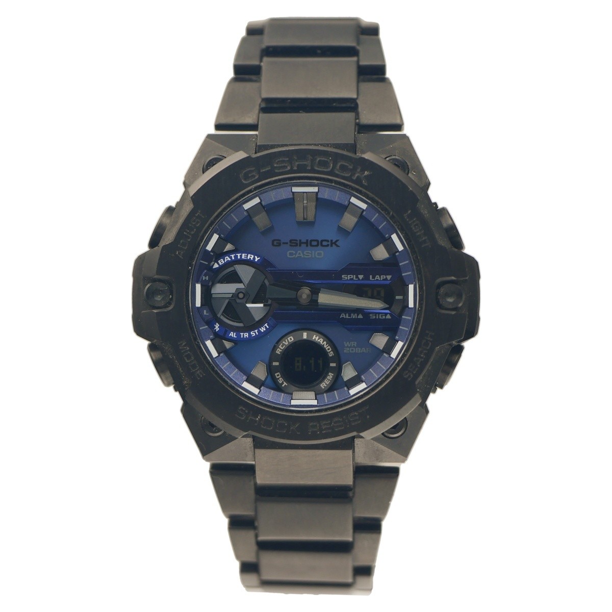 Used A CASIO G SHOCK GST B400 Men s Navy Dial SS shiten W1381 From Japan