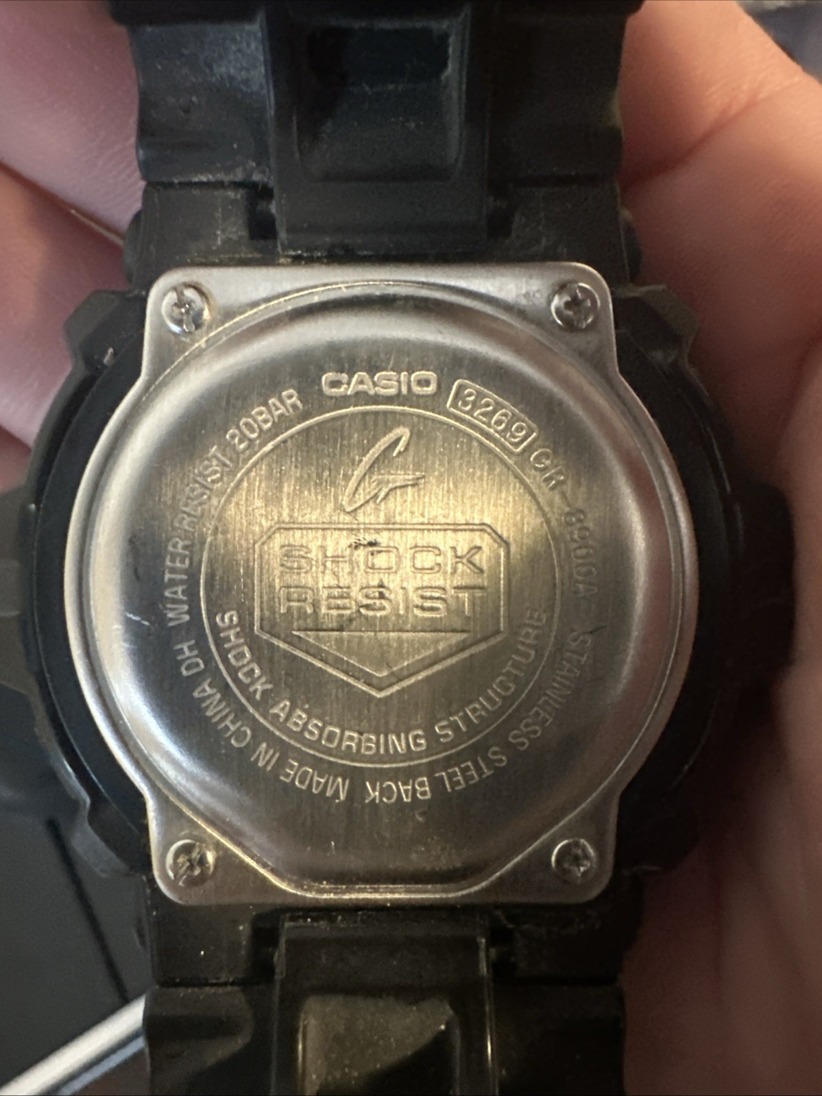 Casio G-Shock GR-8900A Tough Solar Digital Men’s Watch Black Module 3269
