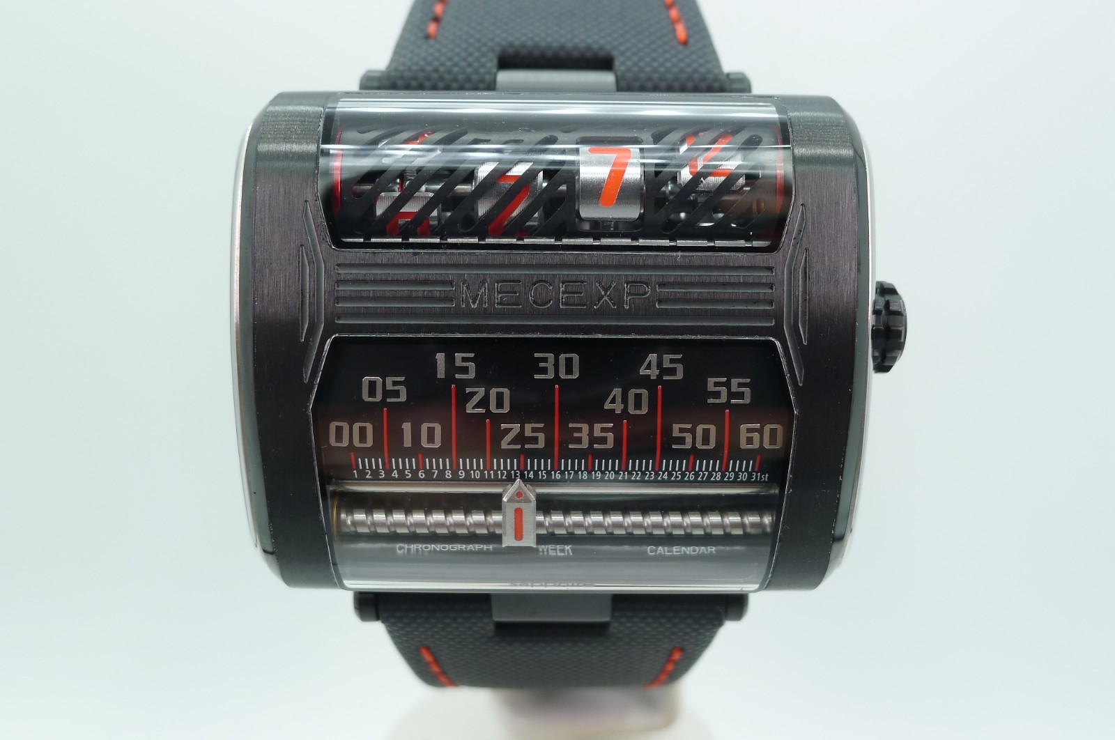 MECEXP MS1002 RETROGRADE 25 DAY POWER RESERVE 48MM FLYBACK TIMER DEVON CALENDAR